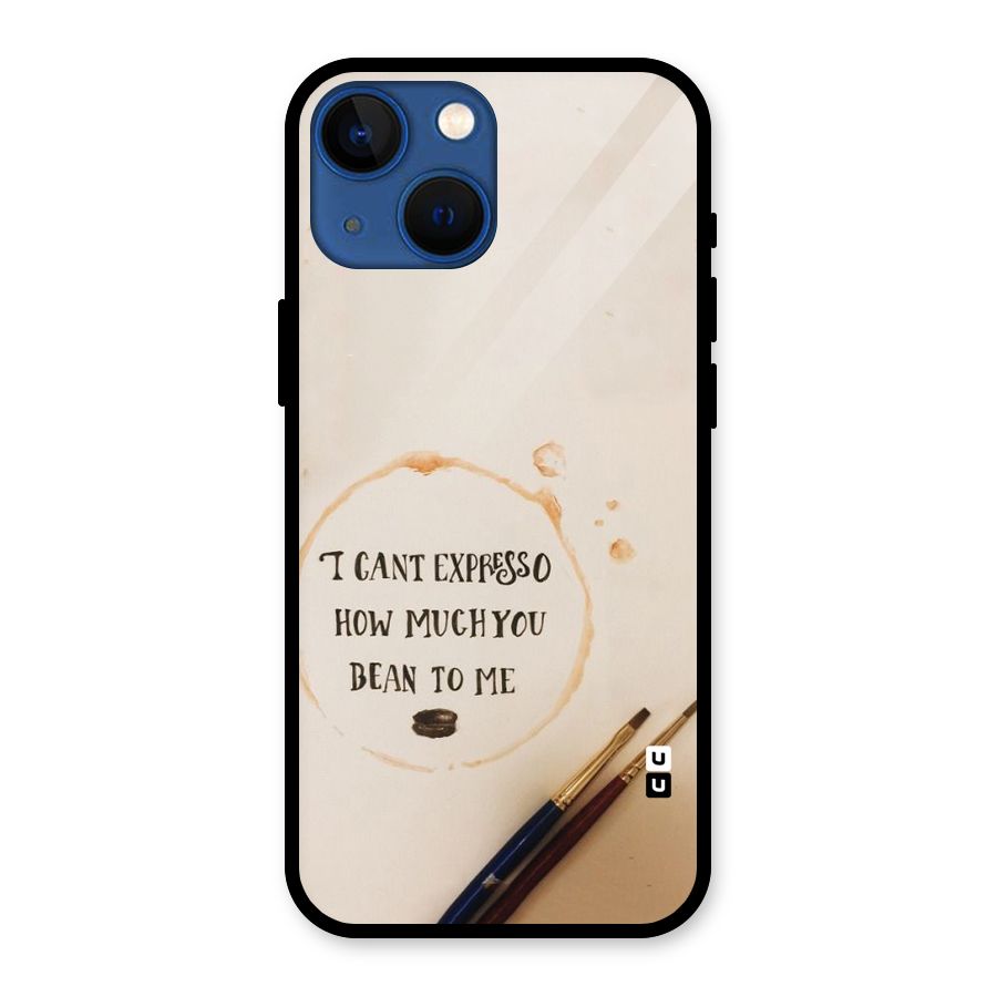 Espresso Bean Glass Back Case for iPhone 13 Mini