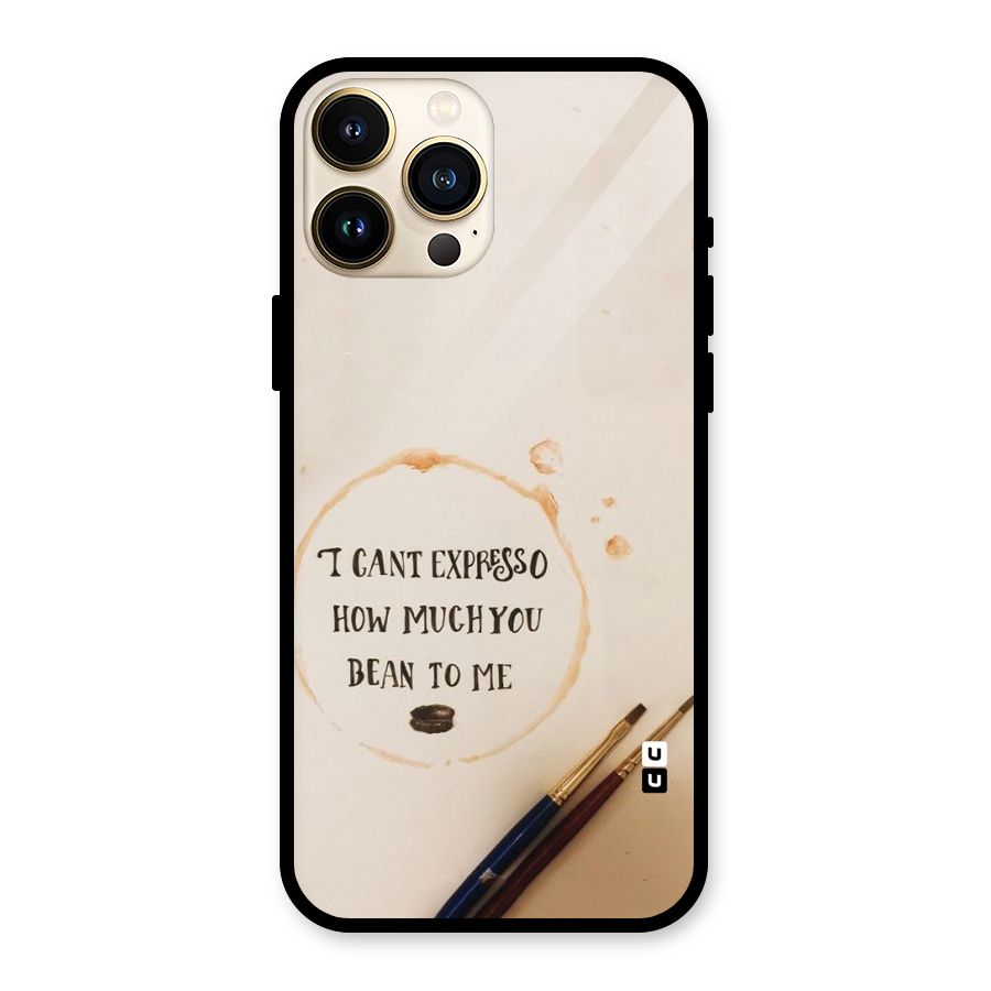Espresso Bean Glass Back Case for iPhone 13 Pro Max