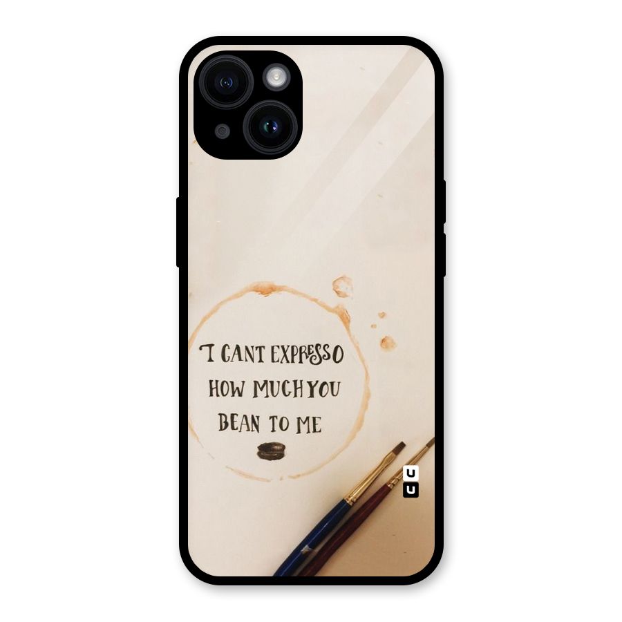 Espresso Bean Glass Back Case for iPhone 14