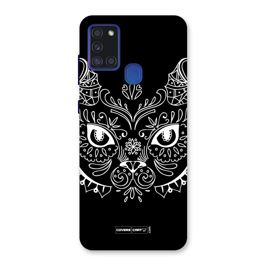 Ethnic Cat Design Back Case for Galaxy A21s