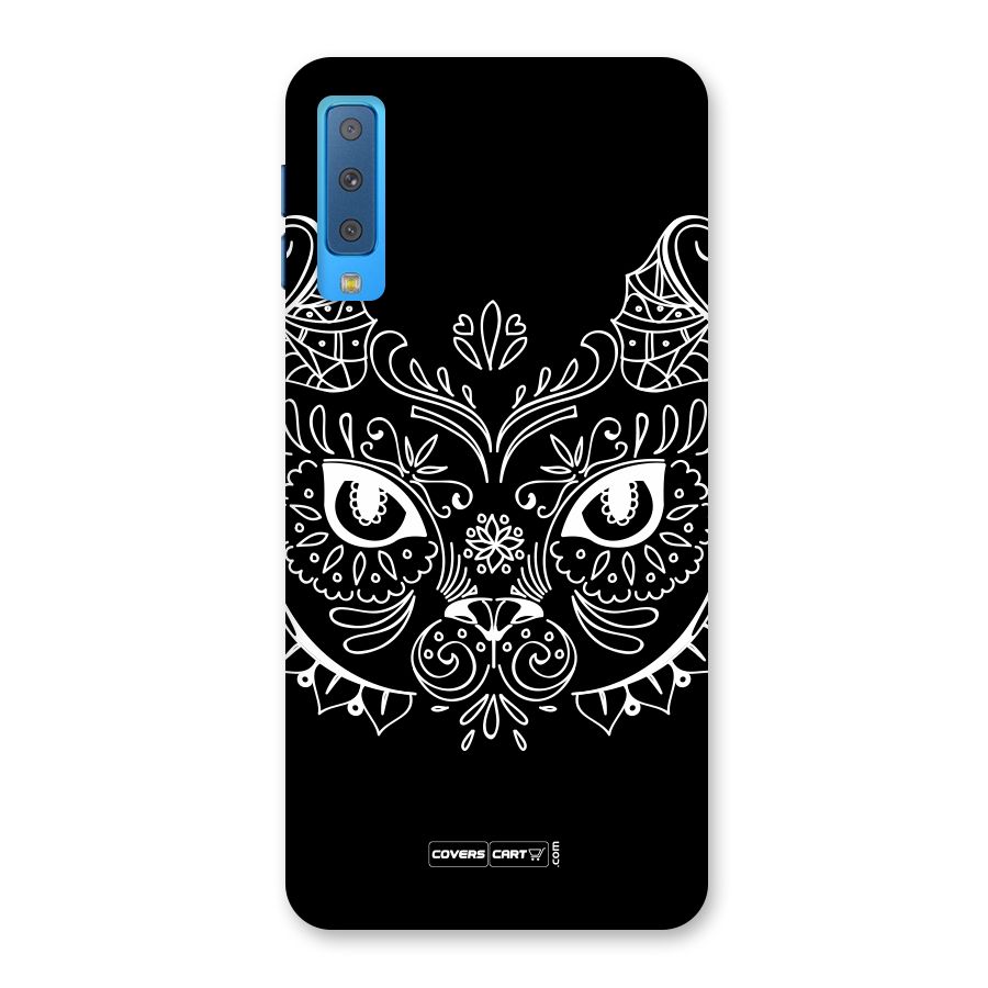 Ethnic Cat Design Back Case for Galaxy A7 (2018)