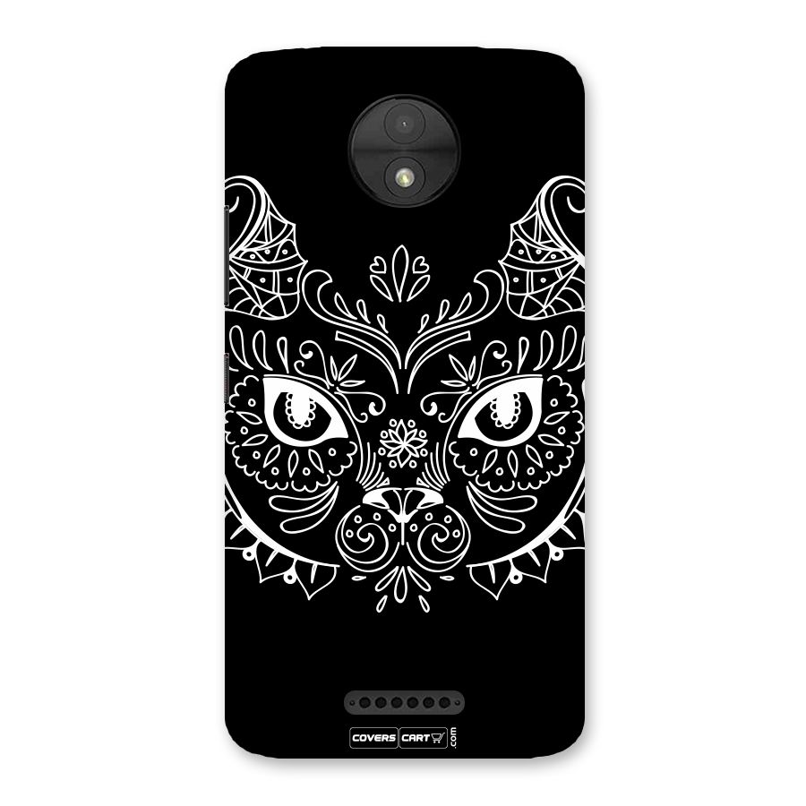 Ethnic Cat Design Back Case for Moto C