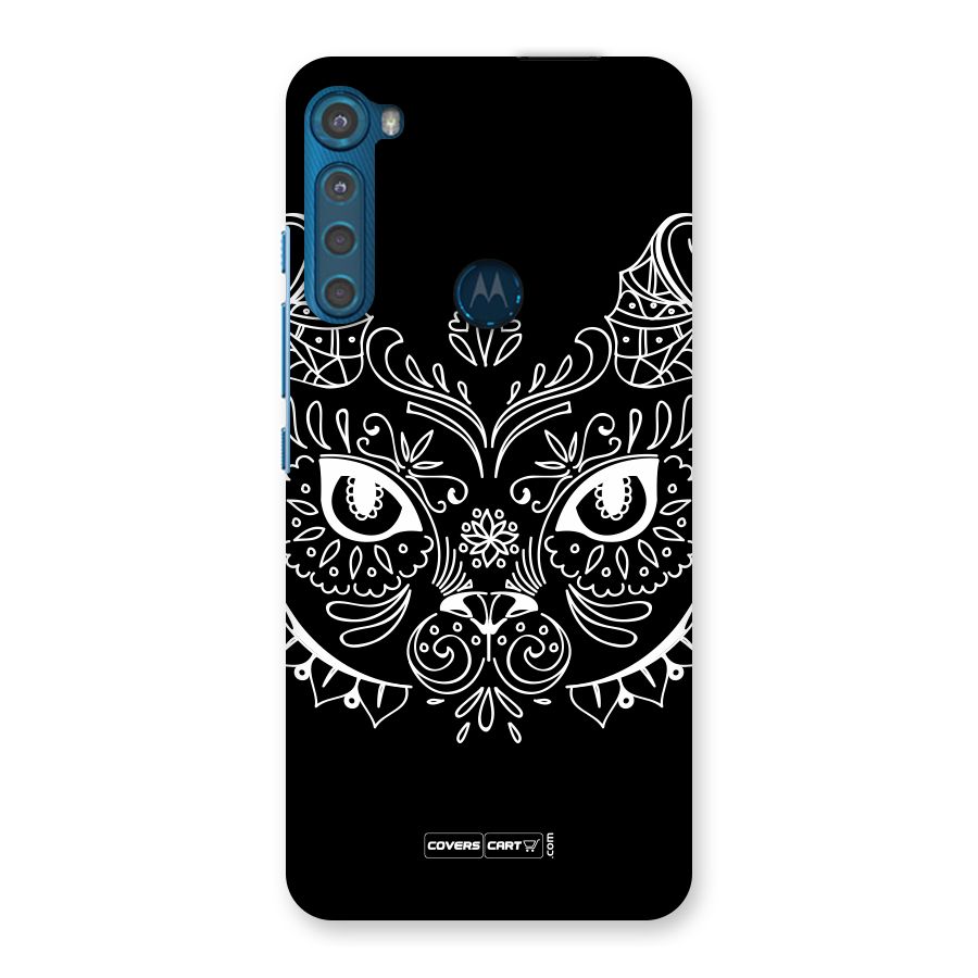 Ethnic Cat Design Back Case for Motorola One Fusion Plus