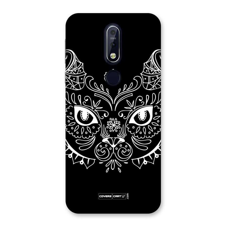 Ethnic Cat Design Back Case for Nokia 7.1