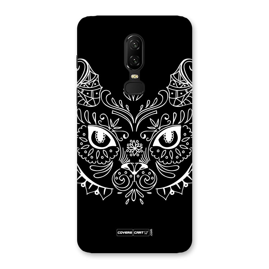 Ethnic Cat Design Back Case for OnePlus 6