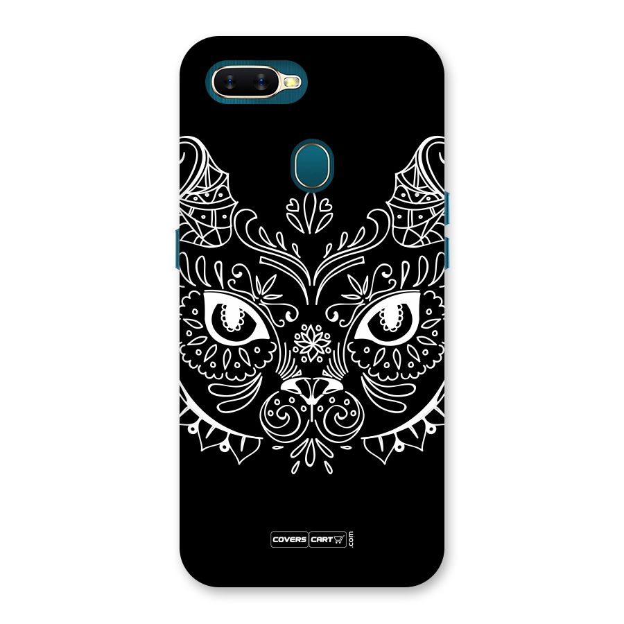 Ethnic Cat Design Back Case for Oppo A11k