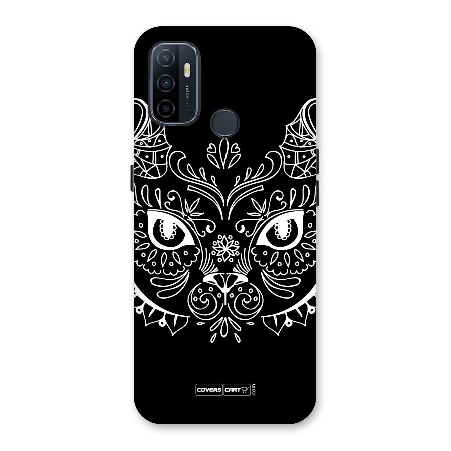 Ethnic Cat Design Back Case for Oppo A32