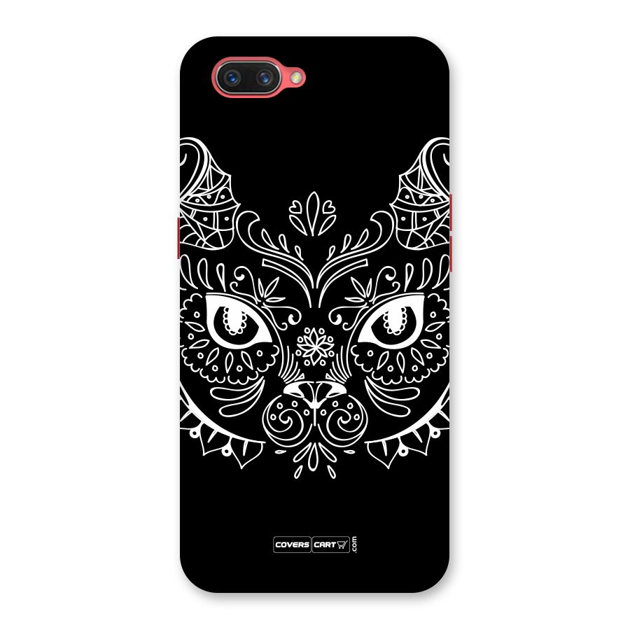 Ethnic Cat Design Back Case for Oppo A3s