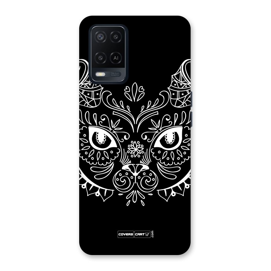 Ethnic Cat Design Back Case for Oppo A54