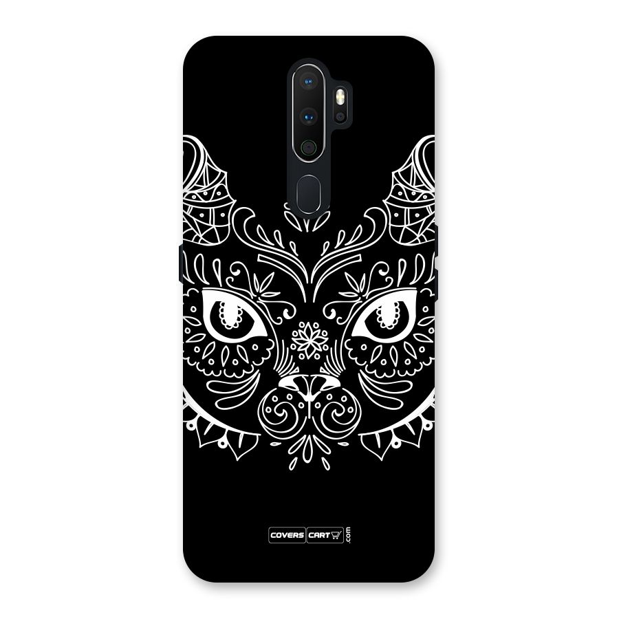 Ethnic Cat Design Back Case for Oppo A5 (2020)