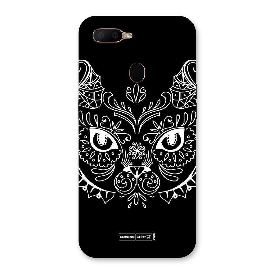 Ethnic Cat Design Back Case for Oppo A5s