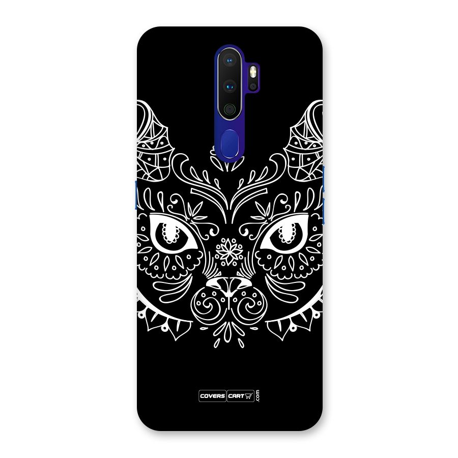 Ethnic Cat Design Back Case for Oppo A9 (2020)