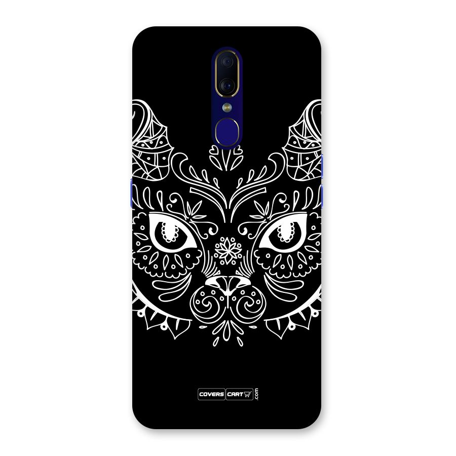 Ethnic Cat Design Back Case for Oppo F11