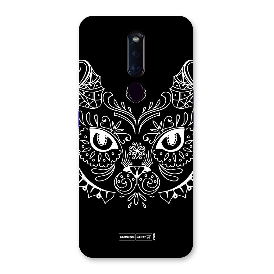 Ethnic Cat Design Back Case for Oppo F11 Pro