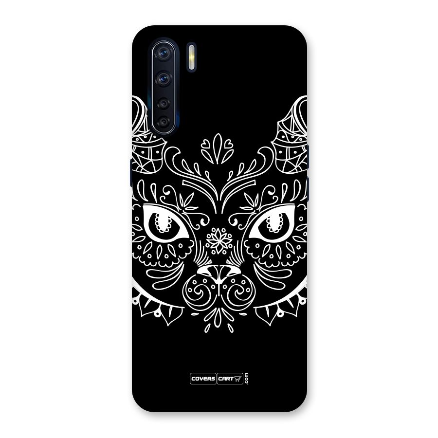 Ethnic Cat Design Back Case for Oppo F15