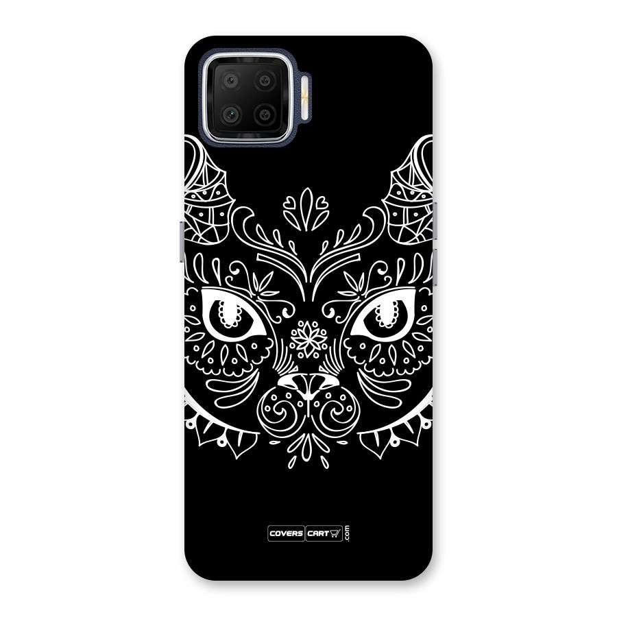 Ethnic Cat Design Back Case for Oppo F17