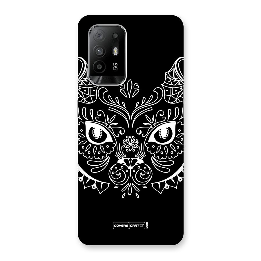 Ethnic Cat Design Back Case for Oppo F19 Pro Plus 5G