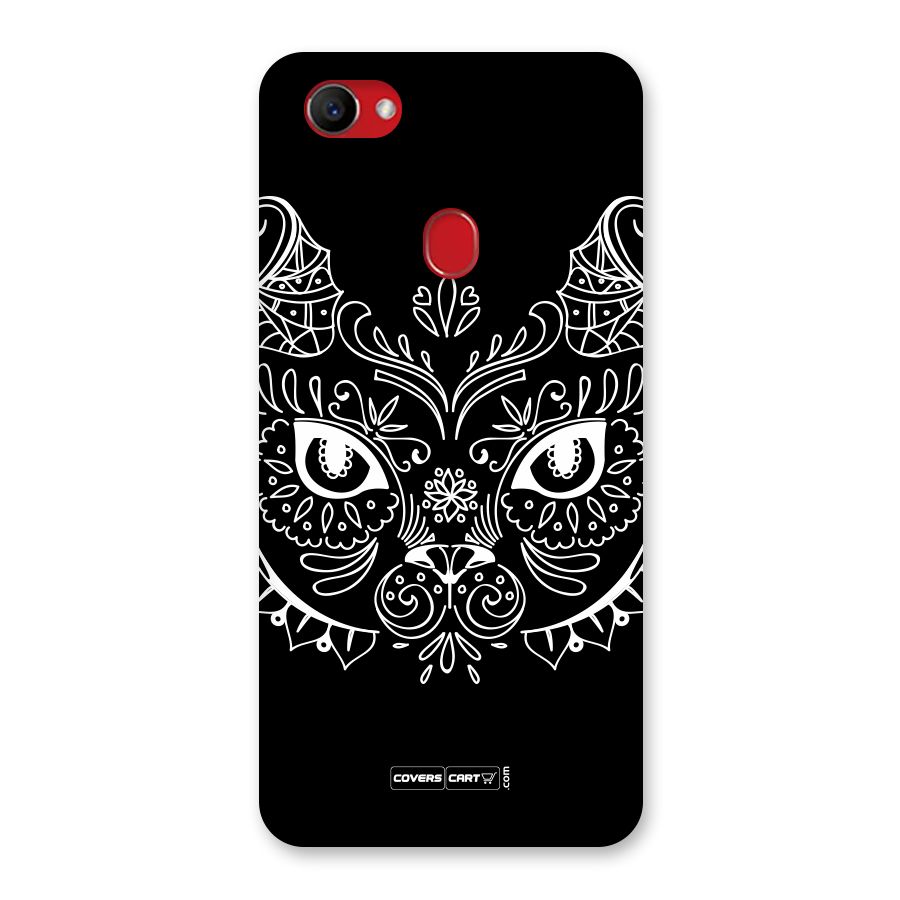 Ethnic Cat Design Back Case for Oppo F7