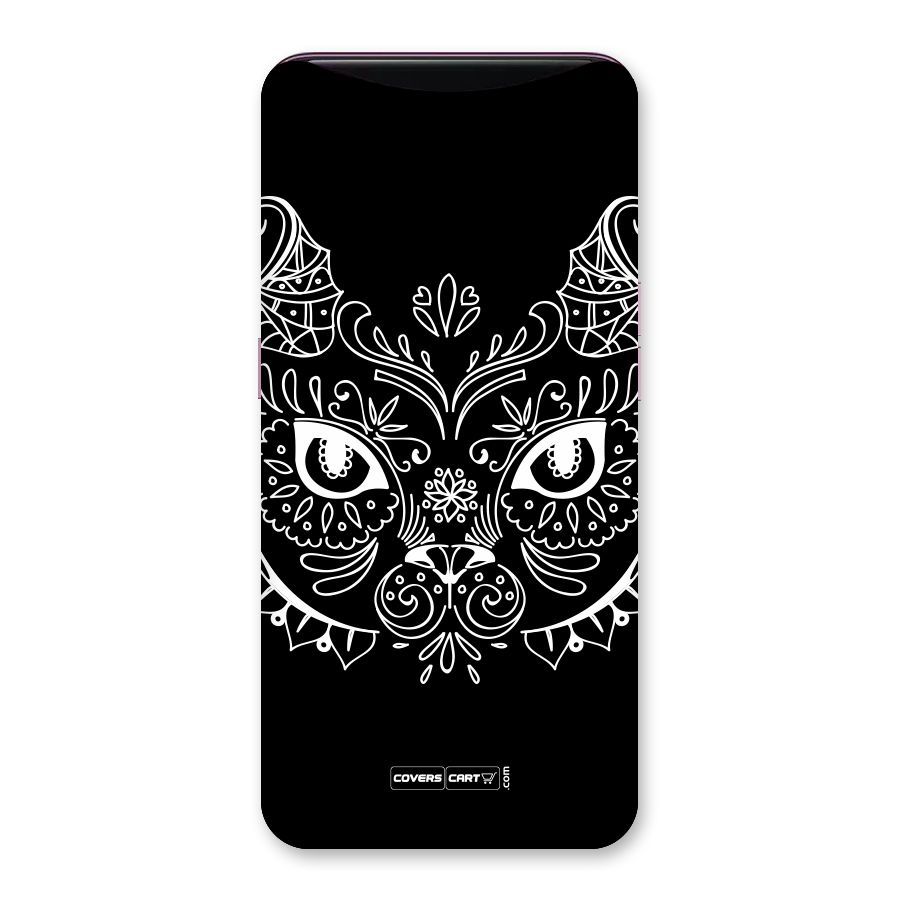 Ethnic Cat Design Back Case for Oppo Find X