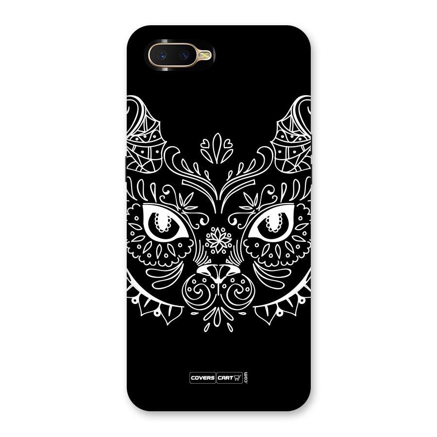 Ethnic Cat Design Back Case for Oppo K1