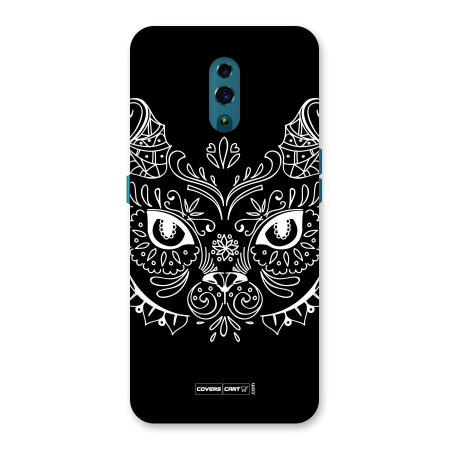 Ethnic Cat Design Back Case for Oppo Reno