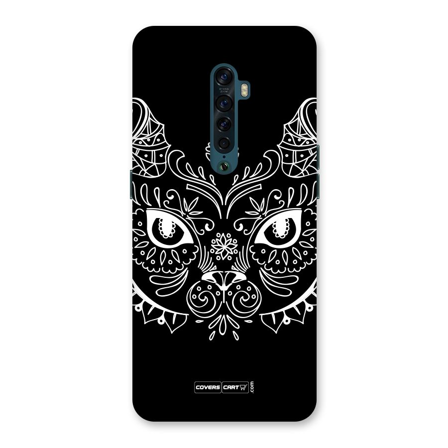 Ethnic Cat Design Back Case for Oppo Reno2