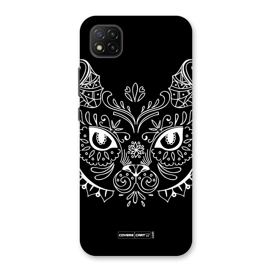 Ethnic Cat Design Back Case for Poco C3