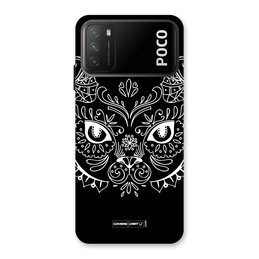 Ethnic Cat Design Back Case for Poco M3