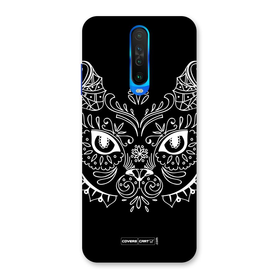 Ethnic Cat Design Back Case for Poco X2