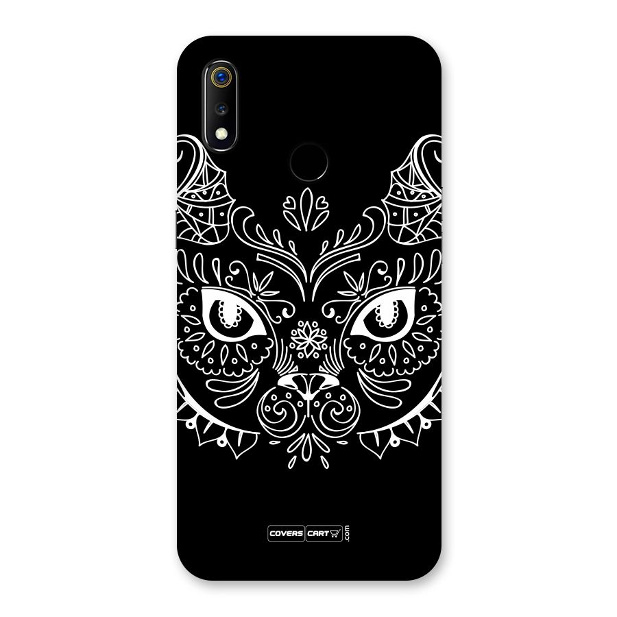 Ethnic Cat Design Back Case for Realme 3