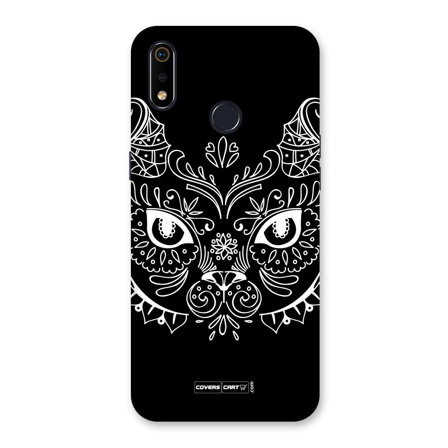 Ethnic Cat Design Back Case for Realme 3i