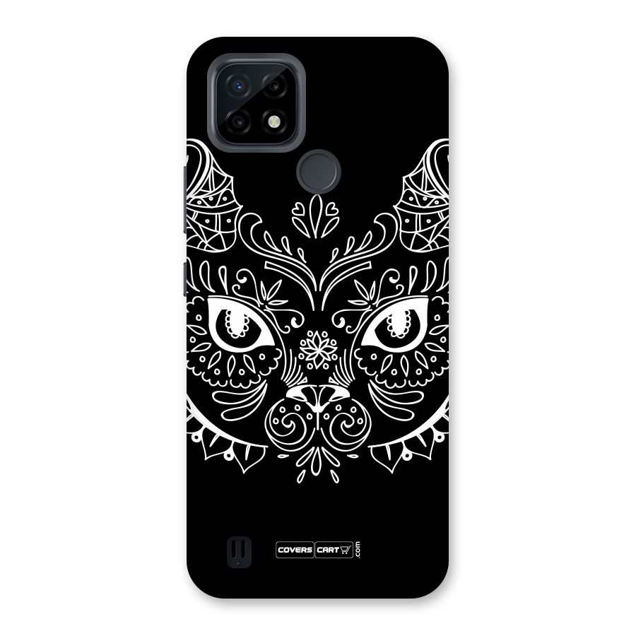 Ethnic Cat Design Back Case for Realme C21
