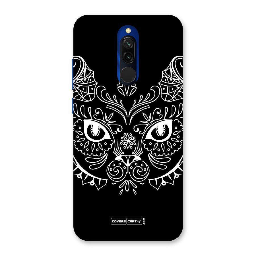 Ethnic Cat Design Back Case for Redmi 8