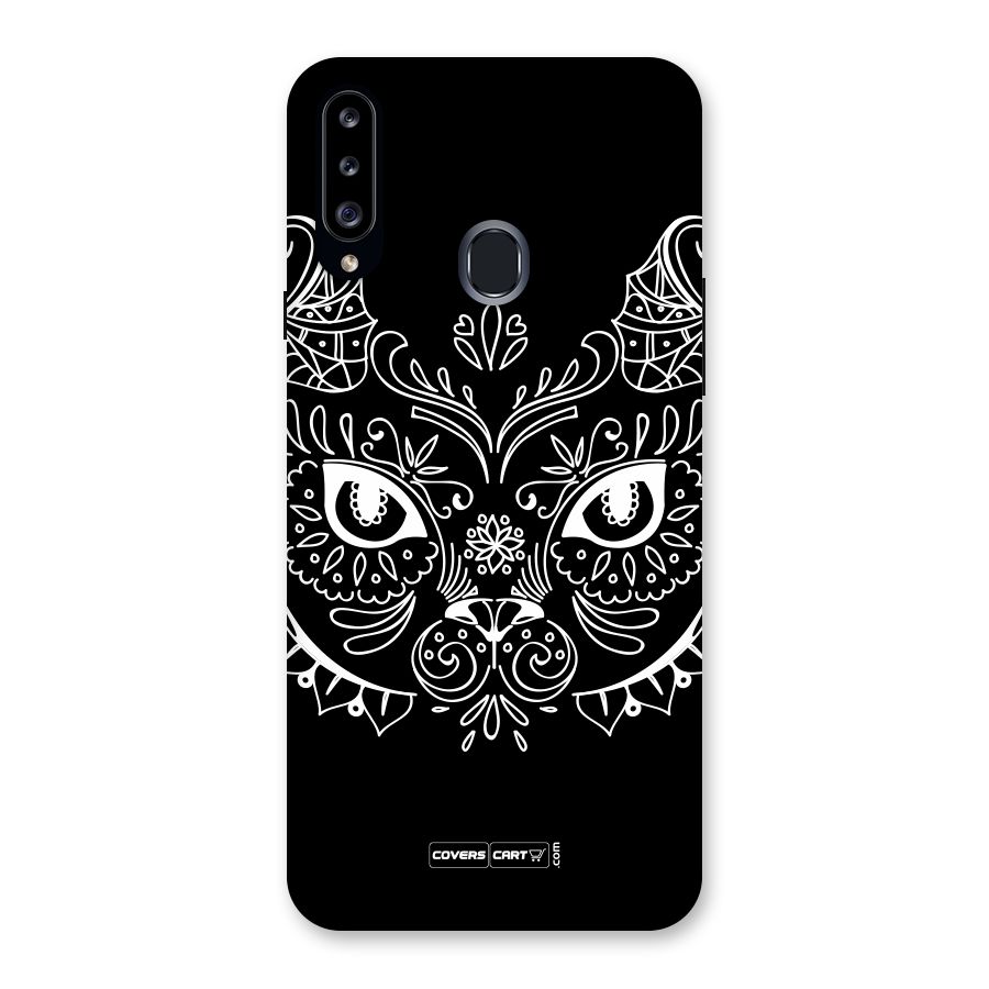 Ethnic Cat Design Back Case for Samsung Galaxy A20s