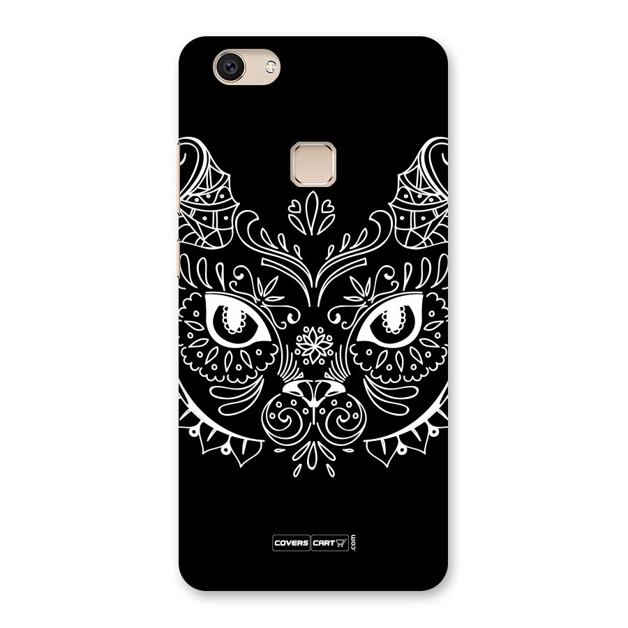 Ethnic Cat Design Back Case for Vivo V7