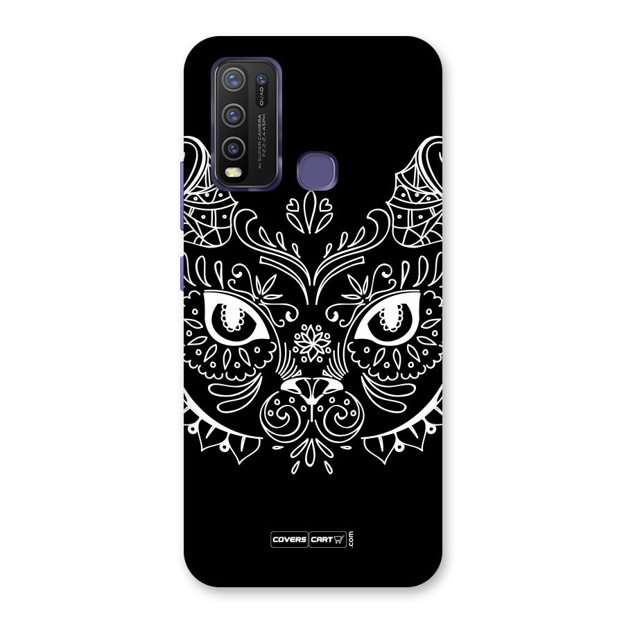 Ethnic Cat Design Back Case for Vivo Y30
