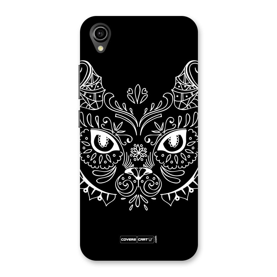 Ethnic Cat Design Back Case for Vivo Y90