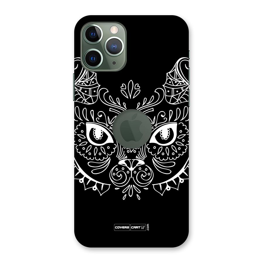 Ethnic Cat Design Back Case for iPhone 11 Pro Logo  Cut