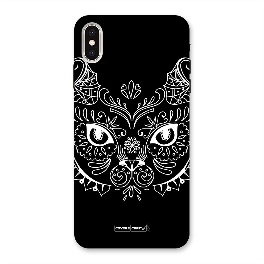 Ethnic Cat Design Back Case for iPhone XS Max