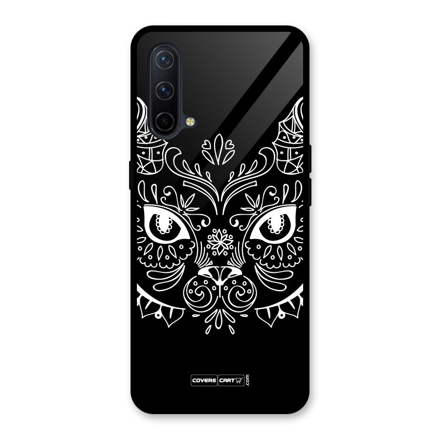 Ethnic Cat Design Glass Back Case for OnePlus Nord CE 5G