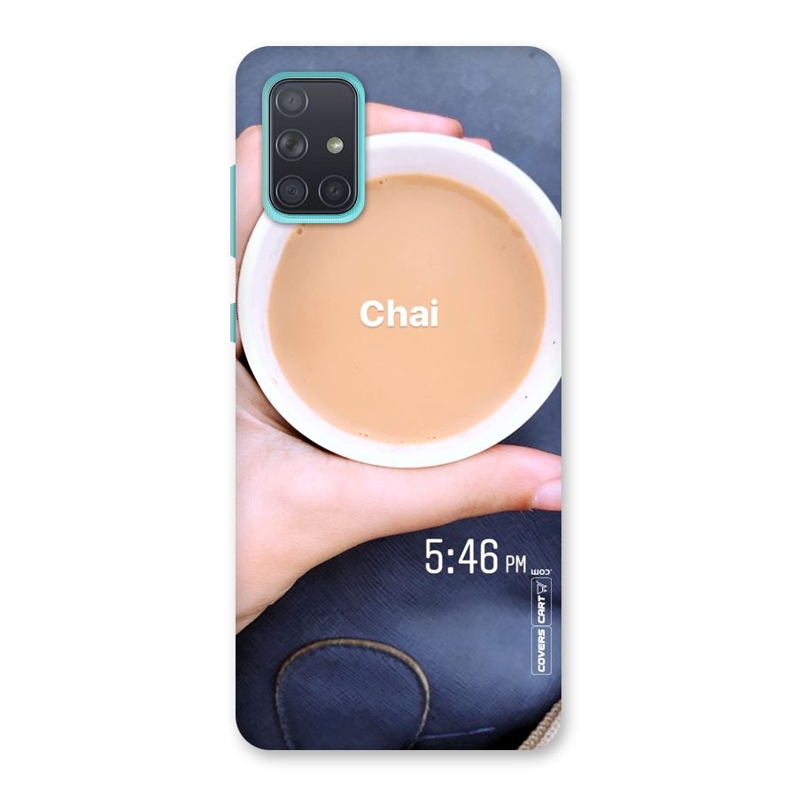 Evening Tea Back Case for Galaxy A71