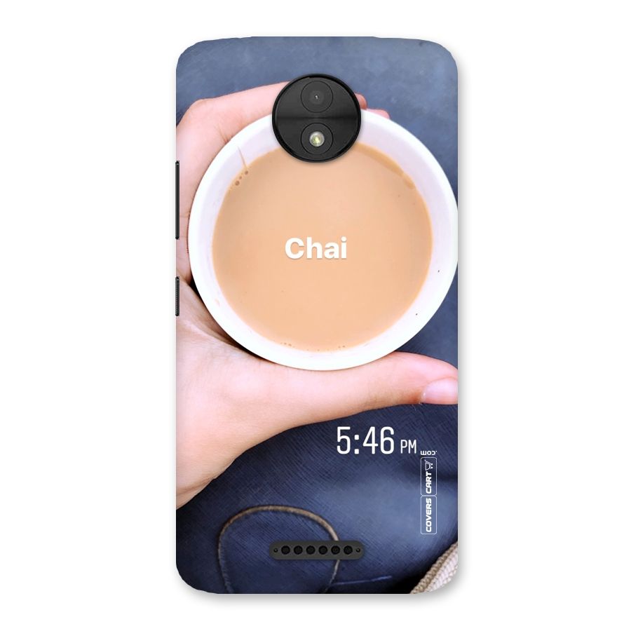 Evening Tea Back Case for Moto C