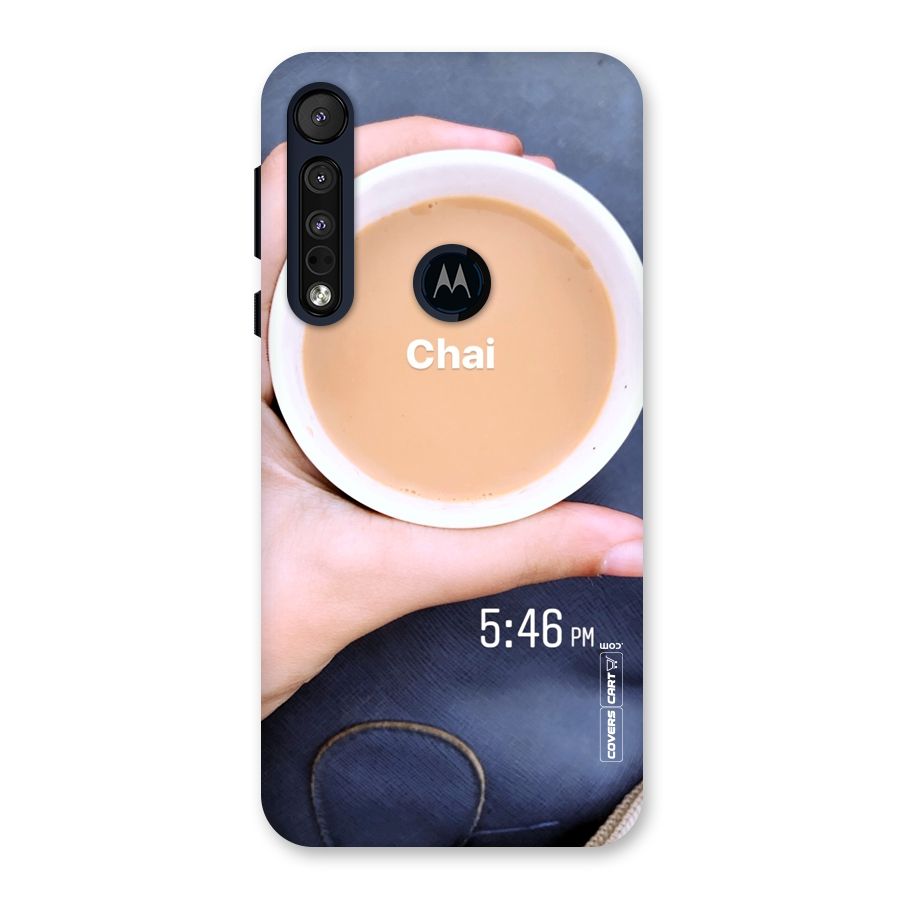 Evening Tea Back Case for Motorola One Macro