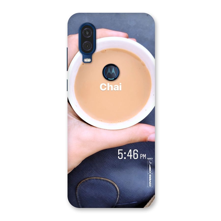 Evening Tea Back Case for Motorola One Vision