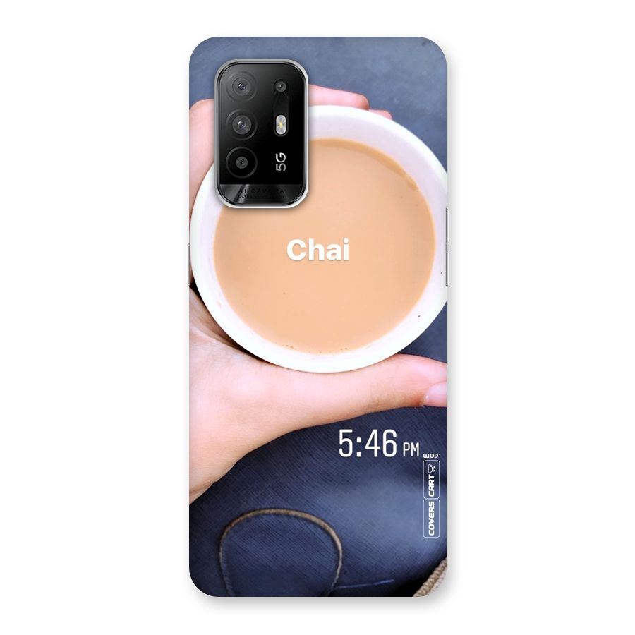 Evening Tea Back Case for Oppo F19 Pro Plus 5G