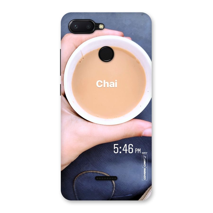Evening Tea Back Case for Redmi 6