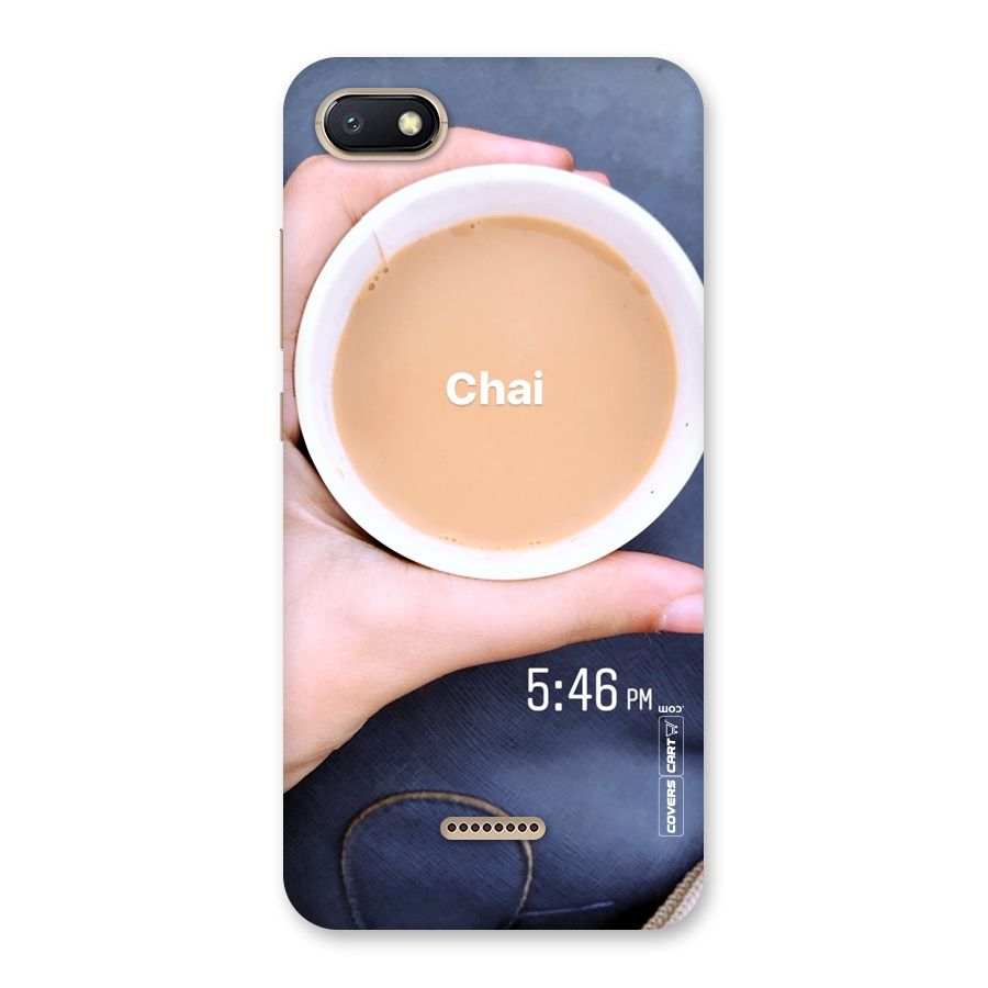 Evening Tea Back Case for Redmi 6A
