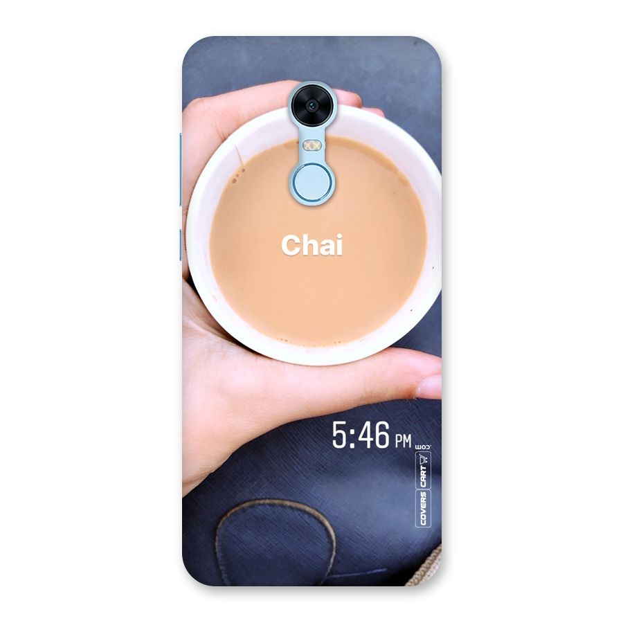 Evening Tea Back Case for Redmi Note 5