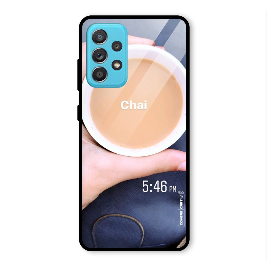 Evening Tea Glass Back Case for Galaxy A52