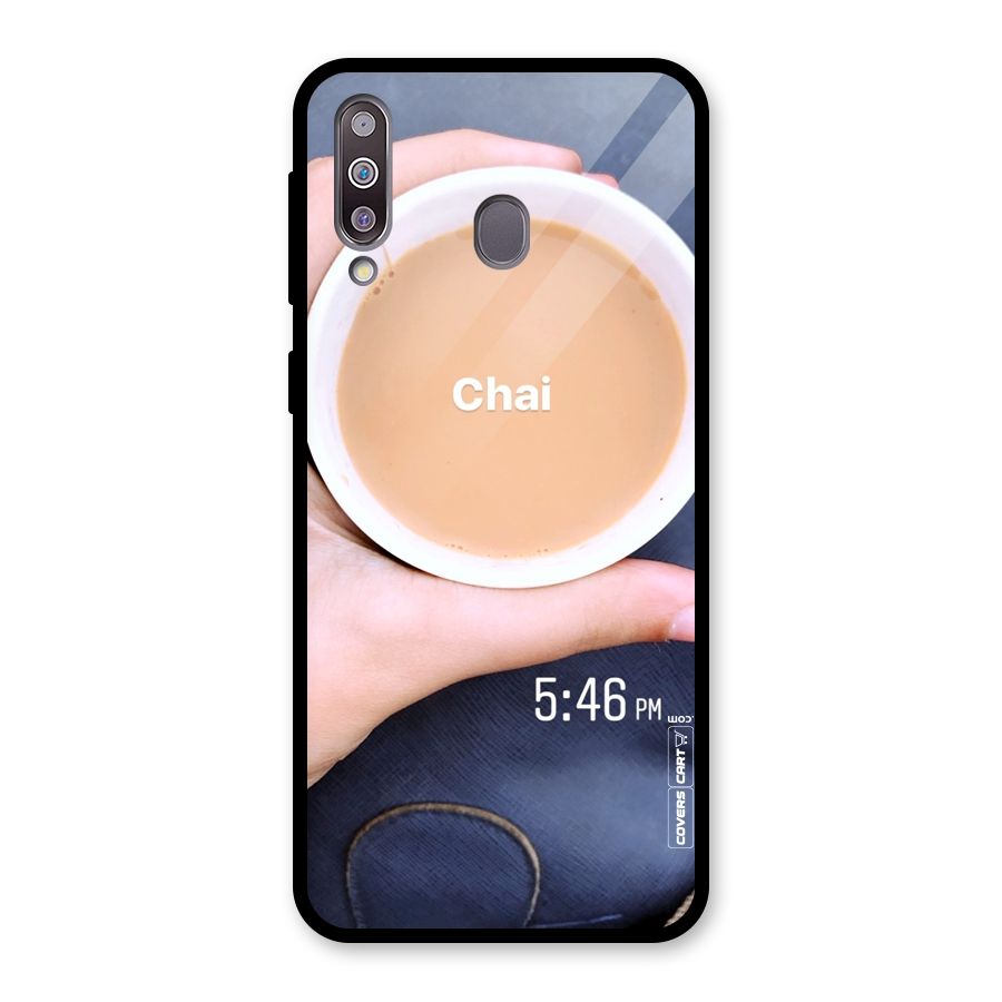 Evening Tea Glass Back Case for Galaxy M30